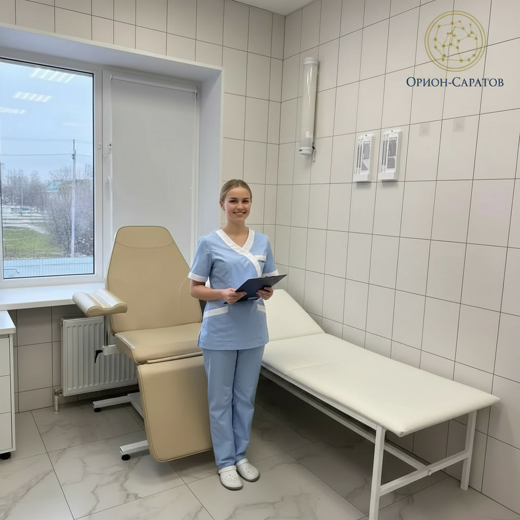 Ресепшн клиники Орион